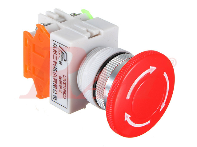 Emergency Switch 22mm Push Button 3pin