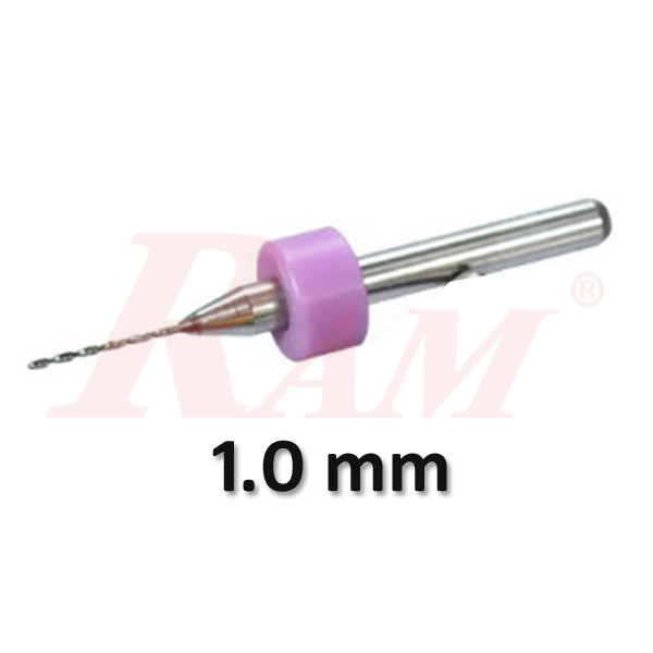 Carbide PCB 1.0 mm Micro Drilling End Mill Bit بونطة ثقب بورد كاربيد - قوة تحمل عالي