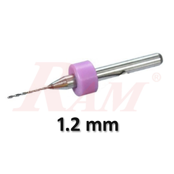 Carbide PCB 1.2 mm Micro Drilling End Mill Bit بونطة ثقب بورد كاربيد - قوة تحمل عالي