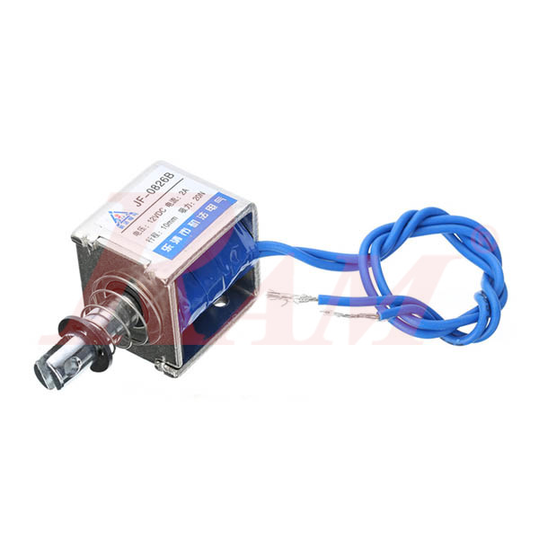 JF-0826B DC12V Push-Pull Action Type Electric Linear Solenoid Electromagnetic Lock 