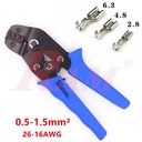 SN-48B For Non-Insulated Receptacles 0.5-1.5 mm2 Terminal Crimping Tool بنسة ترملة للترامل الغير معزولة مقاسات من 0.50 الى 1.5 مم