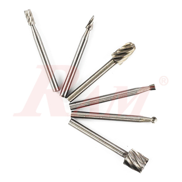 6pcs Rotary File Set - Carving Tool Set طقم مبارد دوارة وحفر 6 قطع