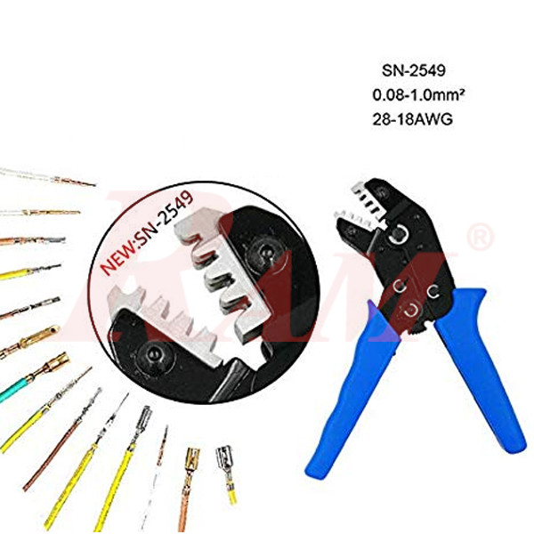 SN-2549 Dupont 2.54, XH2.54 & JST Terminals Crimping Tool بنسة ترملة للترامل المفرد وترامل ال XH وال XH وال JST