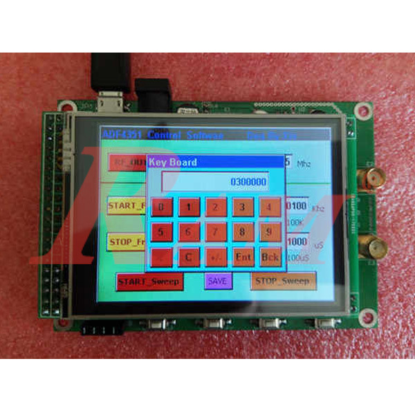 ADF4351 DDS RF Signal Generator 35MHz ~ 4.4GHz With TFT Touch Screen