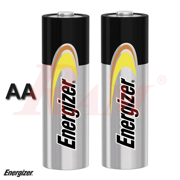 Energizer® 1.5V AA Size Battery Alkaline بطارية انرجايزر قلم AA كارت 2 حجر