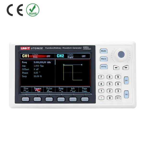 UTG962E UNI-T Mini Function/Arbitrary Waveform Generator 60MHz جهاز مولد إشارة ميني تردد 60 ميجاهرتز