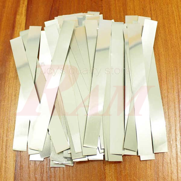Nickel Plated Steel Strip 10x0.1mm For Lithium Battery Spot Welding - 100g/bag
