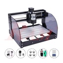 ماكينة CNC DIY 2x1 راوتر حفر + رأس ليزر قدرة 15W واط موديل CNC DIY3018Pro