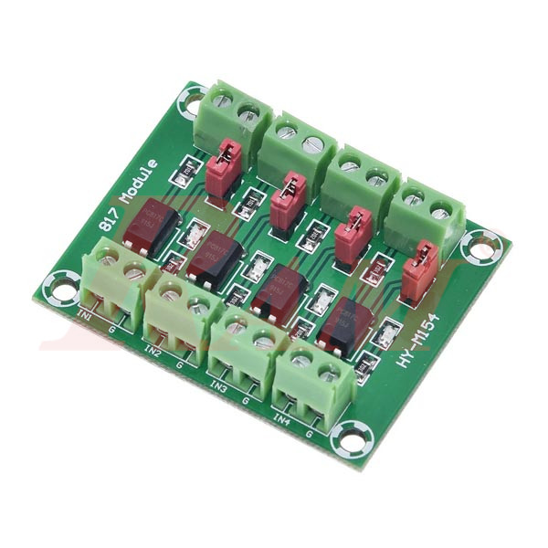 PC817 - 4 Channel Optocoupler Isolation Board
