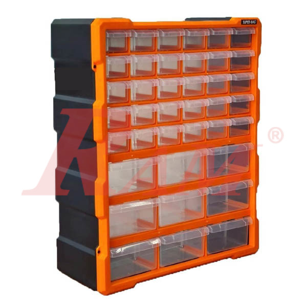 39 Clear Plastic Drawer Set وحدة ادراج مكونات بالفواصل 39 درج