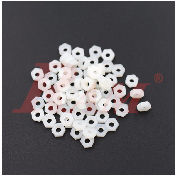 Nylon Plastic Nut 3 mm (100 pieces bag)