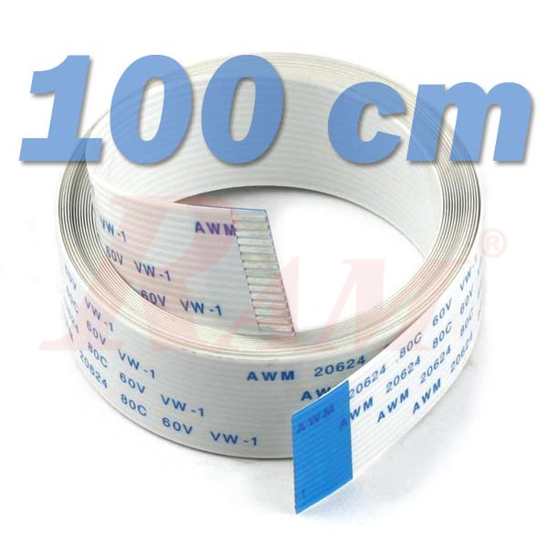Ribbon FFC Cable 100cm For Raspberry Pi 3B/4B Camera 15pin 0.5mm Pitch