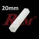 Plastic Hex Spacer 20mm F/F - Standoff Spacer