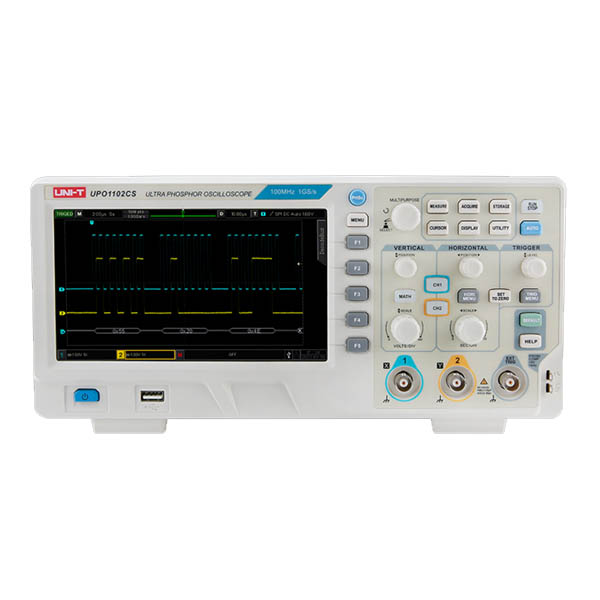 UPO1102CS UNI-T 2-Channel Ultra Phosphor Oscilloscope 100MHz