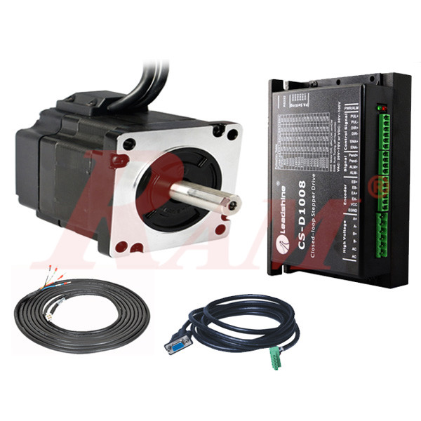 High Speed Closed Loop Stepper Motor 12N.M - Waterproof IP65 - NEMA-34 - Complete Axe