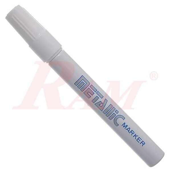Permanent Metallic Marker Medium Point Writes On PCB or Any Surface - White