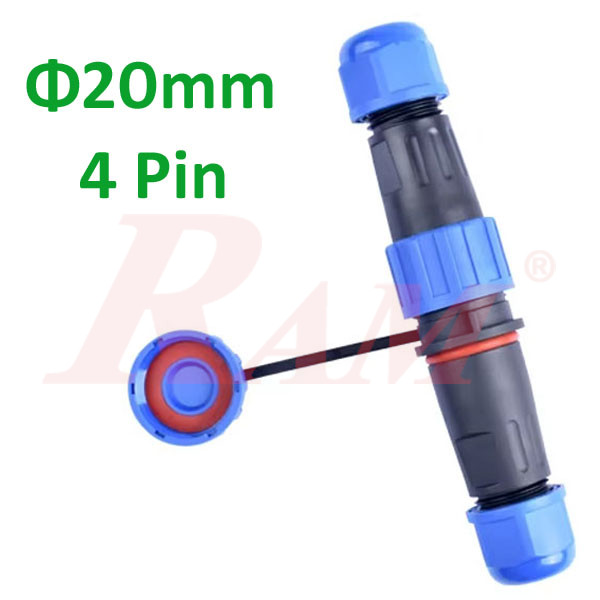 LD20-Docking IP67 - 4pin  Waterproof Dustproof Connector - Water Depth 1m