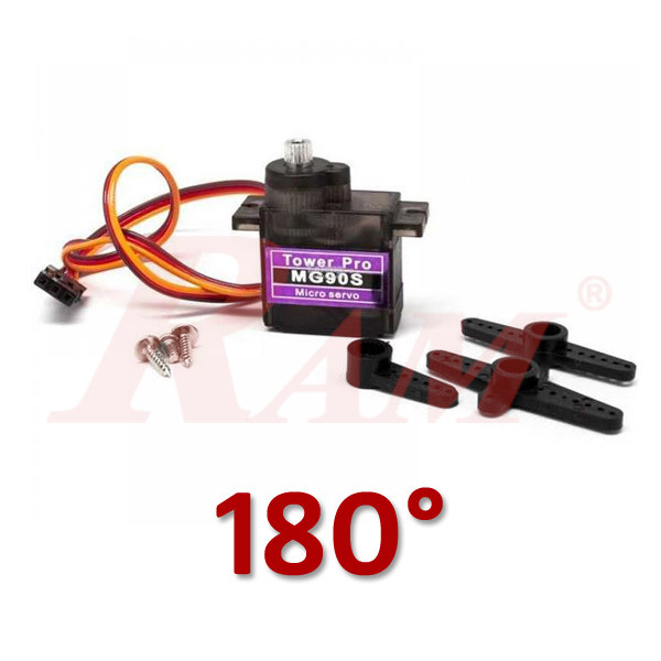 MG90S Micro Servo Motor 180° 2.2 kg.cm Metal Gears