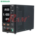 U206 0-60V, 0-5A, 300W, 1CH, Digital Control and Switching Mode DC Power Supply With 2 USB Quick Charging Ports باور سبلاي DC رقمي 60V 5A ‏300W مع USB شحن سريع