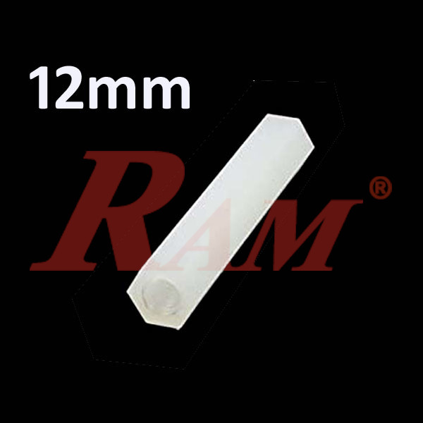 Plastic Hex Spacer 12mm F/F - Standoff Spacer