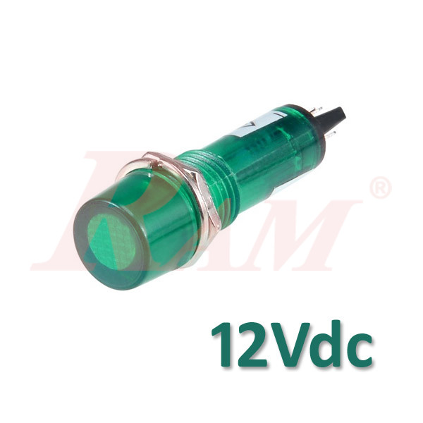 XD10-3 DC12V Green Small LED Signal Indicator Light 10mm