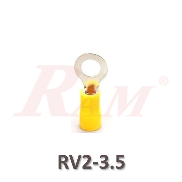 RV2-3.5 Insulated Ring Electrical Crimp Terminal Connector