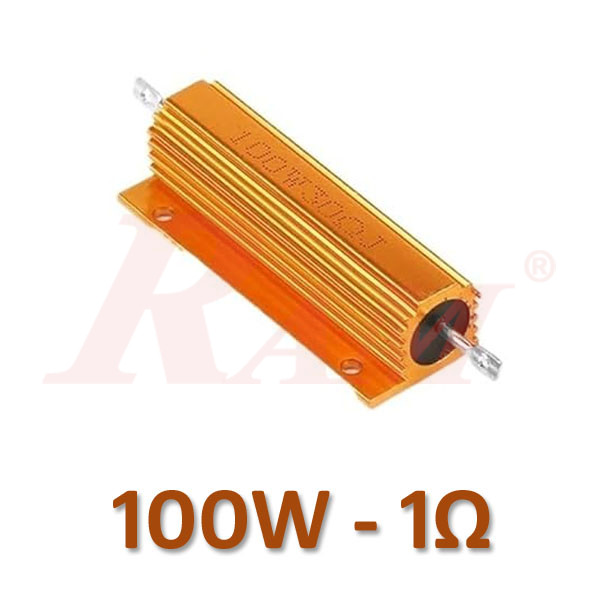 RX24-100W 5% Gold Aluminum Case Power Resistor 100W