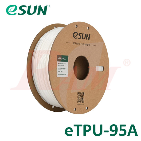 eSUN® TPU-95A 3D Printer Filament (1.75mm) - 1Kg Roll
