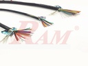Shielded 20 Wires Copper Cable 1 Meter