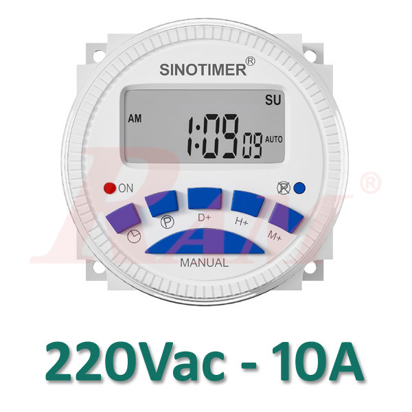 CN109A-2/10A 220Vac Timer Switch