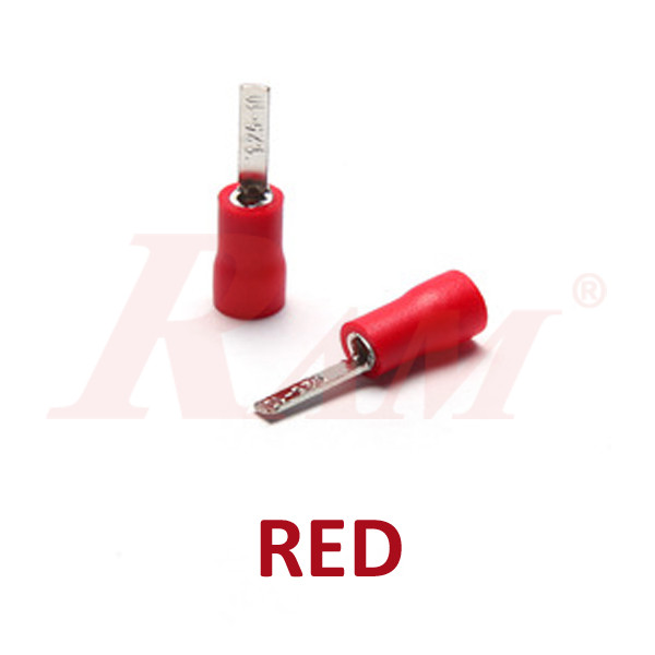 DBV1.25-10 Insulated Blade Terminals Cable Lug PVC Sleeve