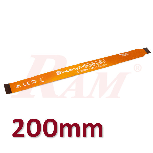 Raspberry Pi 5 Camera Cable 200mm - Ribbon FFC Adapter Cable