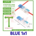 WAGO T-Tap 1x1 (Blue) 1~1.5mm² Stripping Free Wiring Connector - Conductor Terminal Block With Lever LT-T1-BLUE