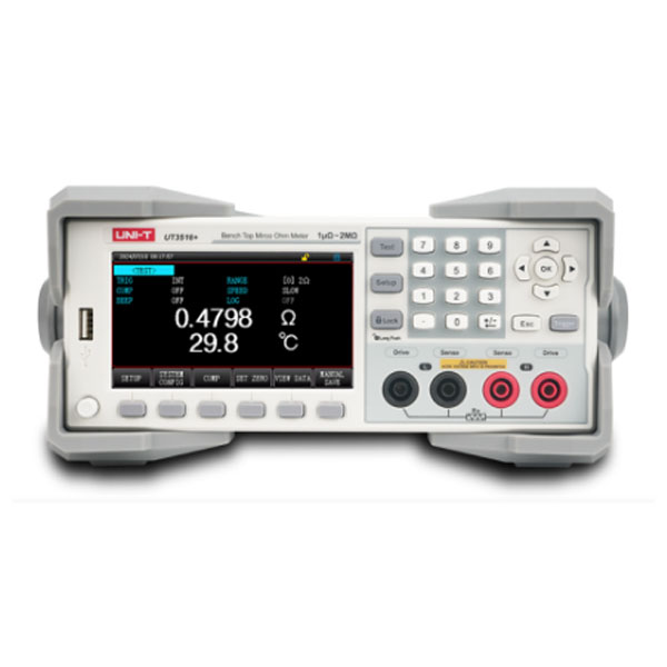 UT3513+ Micro Ohm Meter - Professional Bench Meter جهاز مكتبي احترافي لقياس المقاومة مايكرو اوم