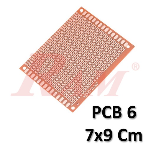 [PCB6.HOLES.9.5X7] PCB 9x7 cm2 Dots Holes (SKU#PCB6)