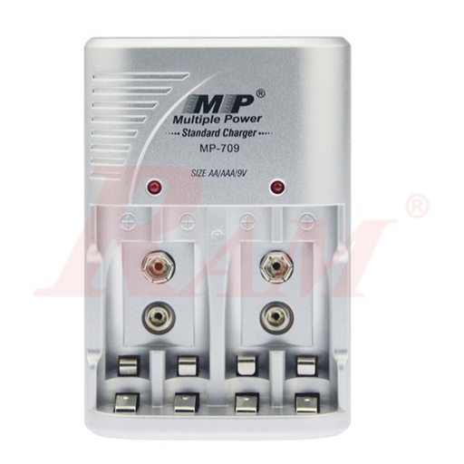 [CHARGER.4.BATTERY] Charger for 9V AA AAA Ni-Mh Ni-CD Battery شاحن بطاريات متعدد المقاسات