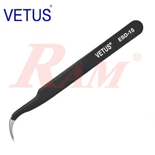 [DY030307] VETUS® Tweezer Angled ESD-15 (SKU#DY030307)