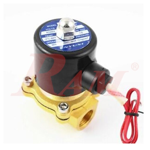 [SOLENOID.12VDC.COPPER] Solenoid Valve 12Vdc Copper Pipe 1/2"