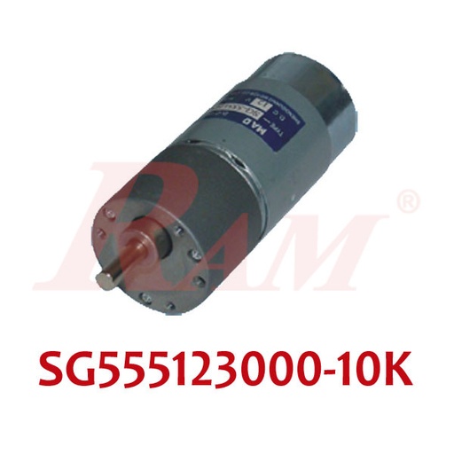 [DC.SG555123000.10K] DC Geared Motor 12Vdc 300 rpm 0.13 N.m - Model SG555123000-10K