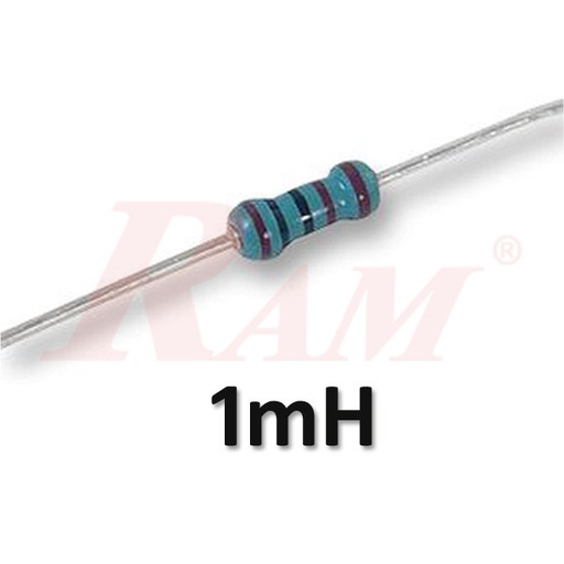 [L.0.25W.1MH] Inductor Coil 1/4W - 1mH