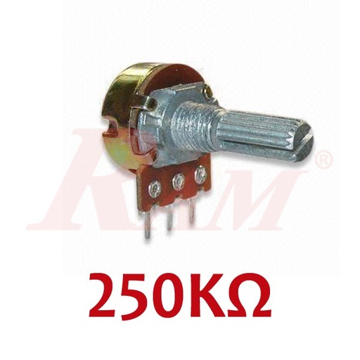 [POT.250K.METAL] Rotary Potentiometer 250KΩ