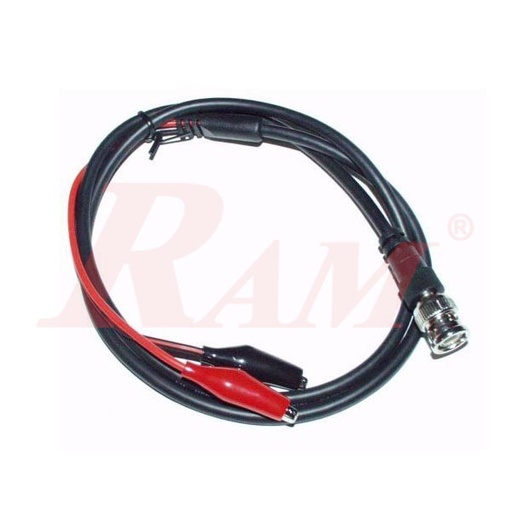 [WIRE.BNC.TO.CROCODILE] BNC to Crocodile Alligator Test Probe Cable (BNC/Crocodile)
