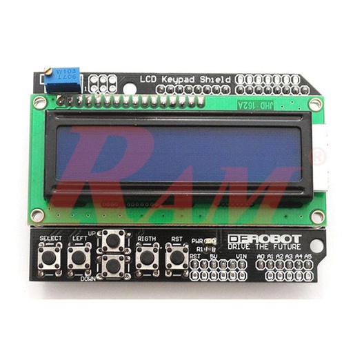 [ARDUINO.SH.LCD1602.KEYPAD] Arduino Shield - LCD 2x16 Keypad Shield