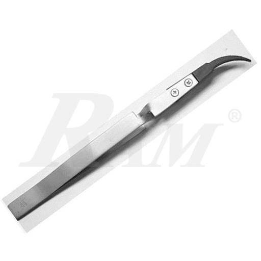 [1PK.117T.PK] Back Tweezers Angled 1PK-117T ملقات جفت معكوس متني