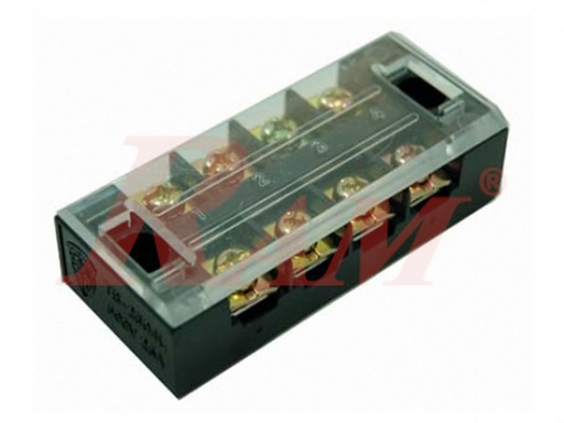 [TB2504] TB2504 - 4 Pin Fixed Barrier Terminal Block (25A-600V)
