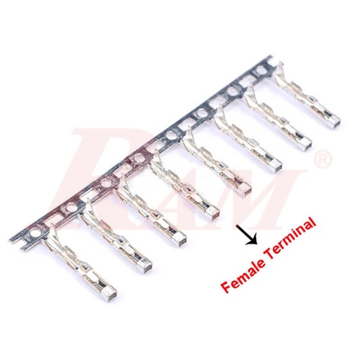 [TERMILA.PH.FEMALE] Wire Terminal Female 2.54mm (100 Pieces Pack)
