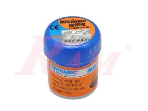[SOLDER.PASTE.BLUE.50GM] XG-50 Repair Soldering Solder Past Welding 35g معجون قصدير للاصلاحات واللحام وزن 35 جم