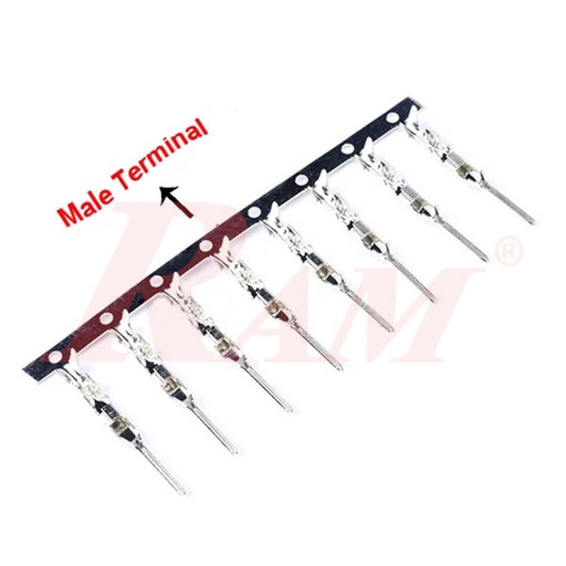 [TERMILA.PH.MALE] Wire Terminal Male 2.54mm (100 Pieces Pack)