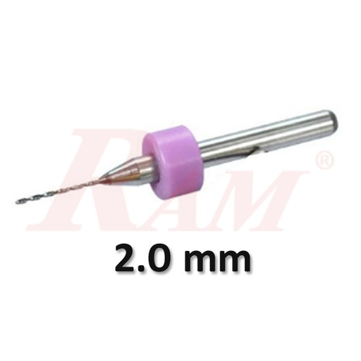 [BITS.PCB.2.0X3.175MM] Carbide PCB 2.0 mm Micro Drilling End Mill Bit