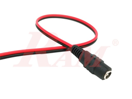 [WIRE.DC.FEMALE] Endless Wire DC Female 2.1mm Standard Plug 25cm